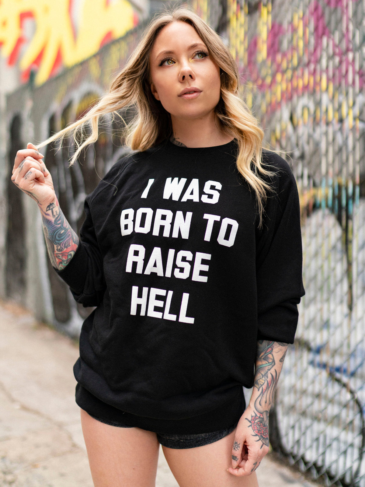 Hell Raiser Graphic Crewneck