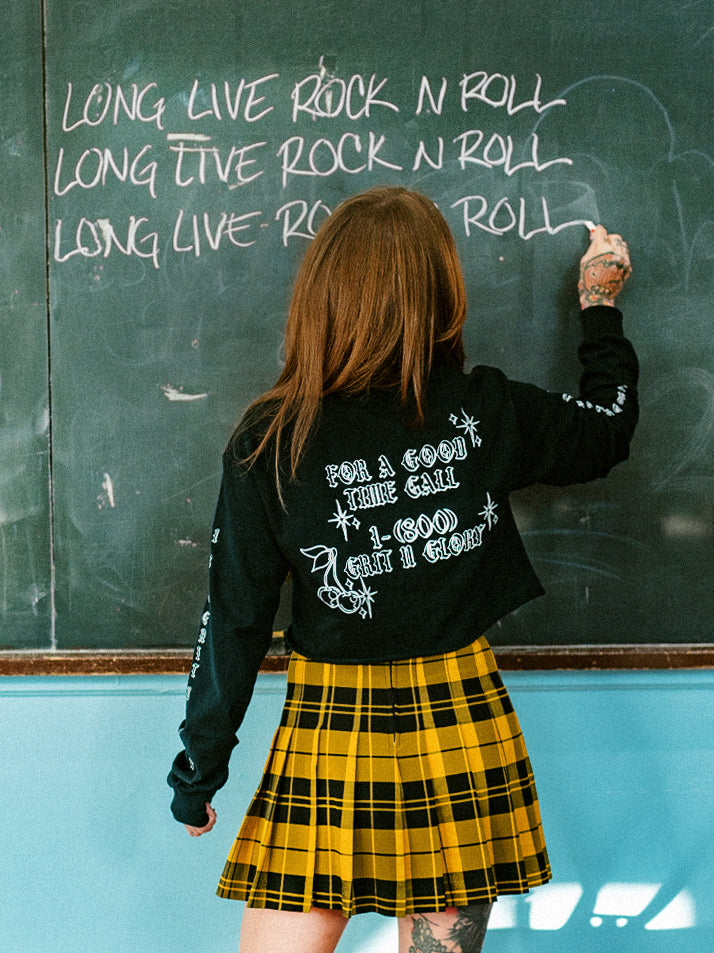 For a Good Time Crop Long Sleeve