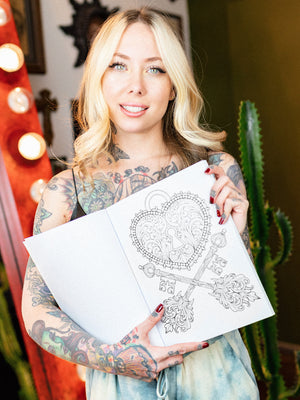 Marked In Ink: A Coloring Book